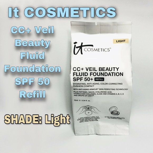 NEW It Cosmetics CC+ Veil Beauty Fluid Foundation - Picture 1 of 8